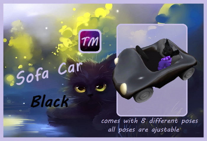 *TM*  Sofa Car - Black