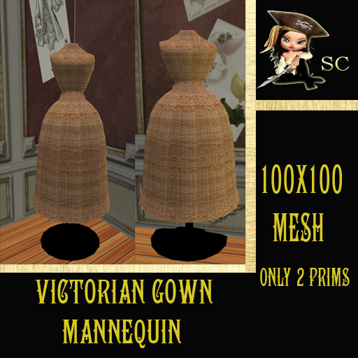 Victorian Gown mannequin