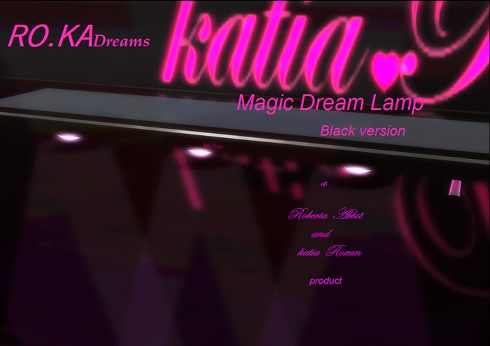Magic Dream Lamp Black version