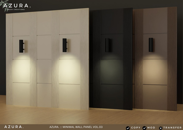 AZURA. ::: MINIMAL WALL PANEL VOL.03 - TEXTURE CHANGE
