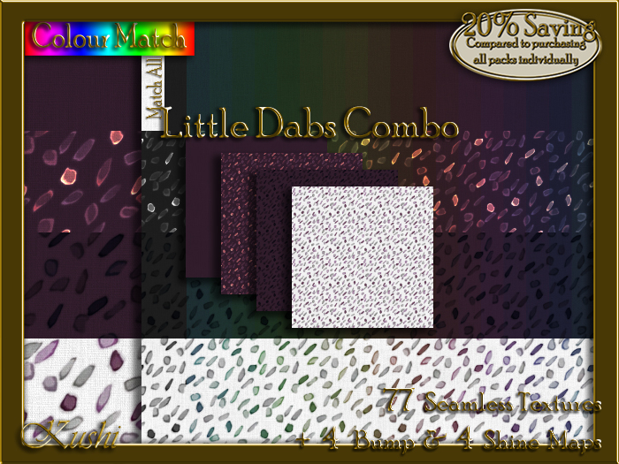 Little Dabs Combo Seamless Texture Bundle