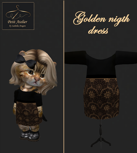 Golden dress