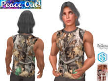 [PO] Mens Tank Top - Forest Floor Camo