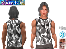 [PO] Mens Tank Top - Urban Camo