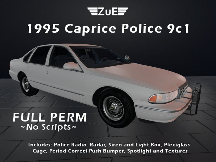 ::ZuE:: 1995 Caprice 9c1 Police - Full Perm