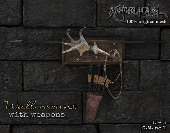 :ANGELICUS: Weapon wall mount