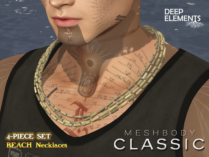 [DeepElements] - Beach Necklace Set