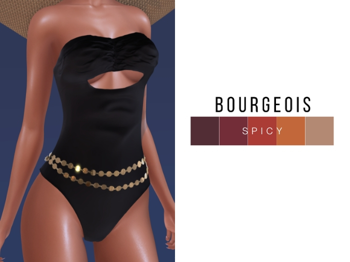 BOURGEOIS : Dahlia Swimsuit Pack SPICY