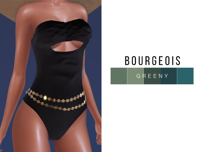 BOURGEOIS : Dahlia Swimsuit Pack GREENY