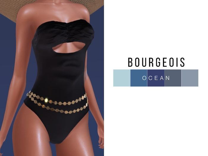 BOURGEOIS : Dahlia Swimsuit Pack OCEAN
