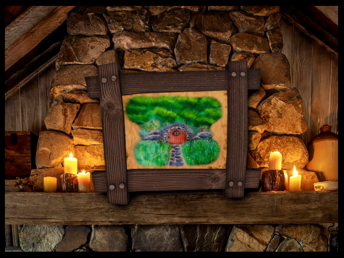 Halfling Home Framed Art