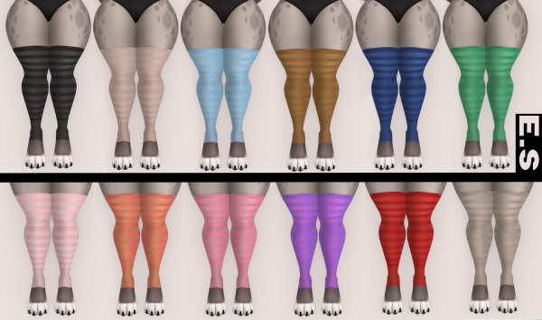 *E.S* - 14 Toeless Stockings - BoM *updated*