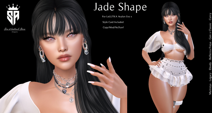 **Siri Amblack Store**Jade Shape For LeLUTKA Avalon Head3.1