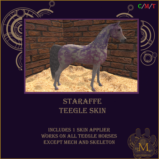 *M* Staraffe teegle horse skin 'Unpacker
