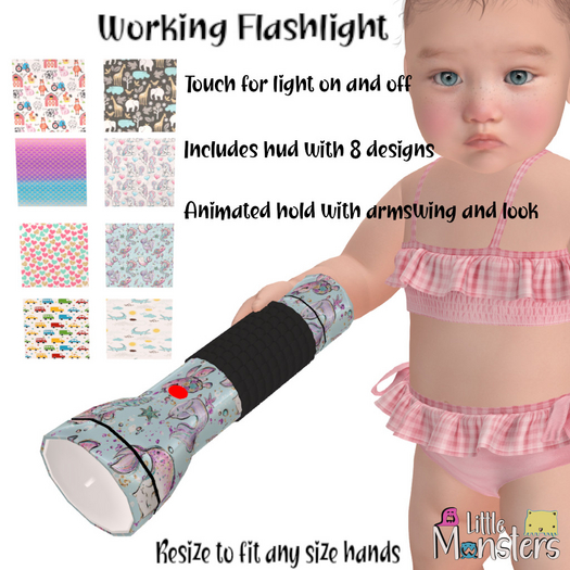 *LM*Working Flashlight Version 2.1 BOXED Hud *wear to unpack*