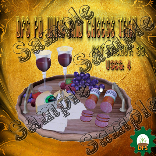 DFS Texture PD Wine and Cheese Tray