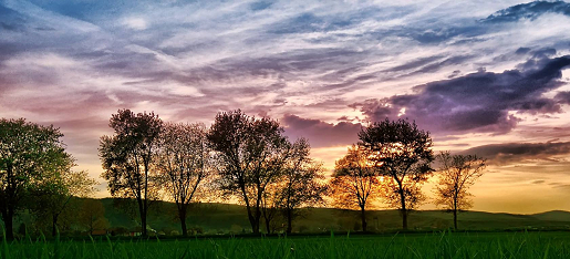 Pastel sky privacy wall