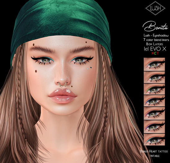 LUSH : BONITA : TATTOO : FACE  EVOX  BOM
