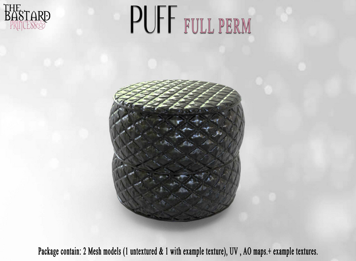 The Bastard Princess - Puff FP - Footstool