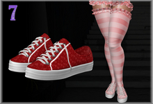 <7w> Bobbie Sneaks - Hearts Red ~Maitreya, Reborn, Legacy~