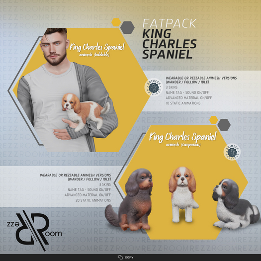[Rezz Room] Box King Charles Spaniel Animesh FATPACK