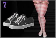 <7w> Bobbie Sneaks - Hearts Black ~Maitreya, Reborn, Legacy~