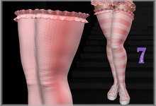 <7w> Bobbie Socks - Hearts Blush ~Maitreya, Reborn, Legacy~