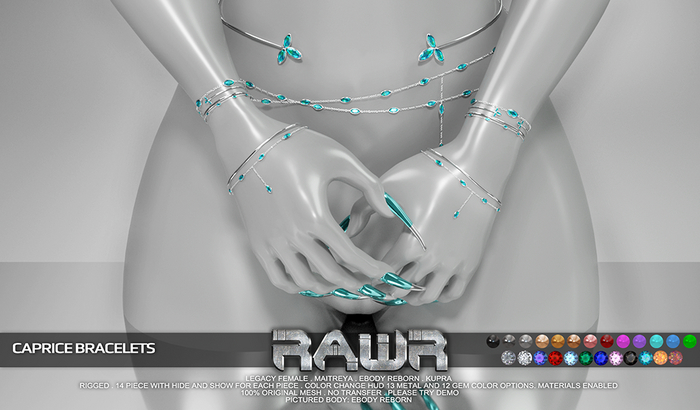 RAWR! Caprice Bracelets (add me)