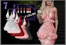 <7w> Maybe Dress - Hearts Mini Fatpack ~Maitreya, LaraX, Reborn, Legacy, Kupra~