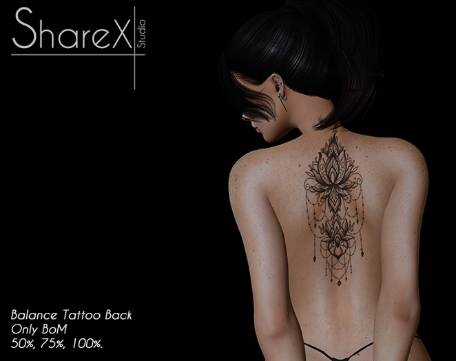 ShareX Studio "Balance Tattoo Back"