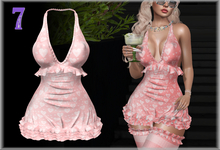 <7w> Maybe Dress - Hearts Pink ~Maitreya, LaraX, Reborn, Legacy, Kupra~