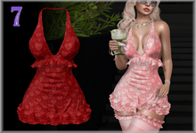 <7w> Maybe Dress - Hearts Red ~Maitreya, LaraX, Reborn, Legacy, Kupra~