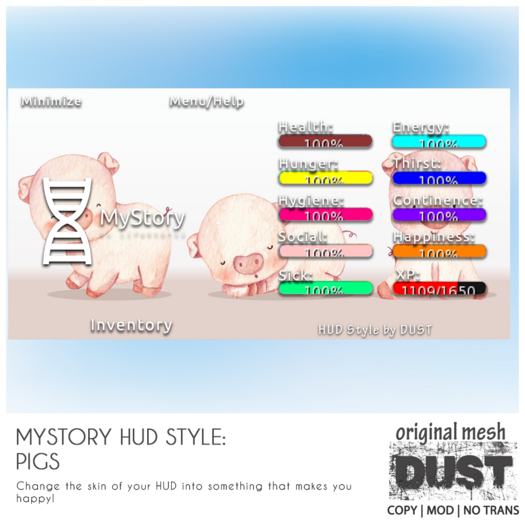 DUST: MyStory HUD Style - Pigs