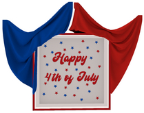 Tams - Draped Frame - Happy 4th