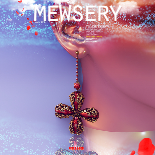 #MEWSERY Renaissance Earrings{#FATPACK} - Unrigged