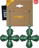 #MEWSERY Renaissance Earrings {Seafoam} - Unrigged