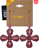 #MEWSERY Renaissance Earrings {Pink} - Unrigged