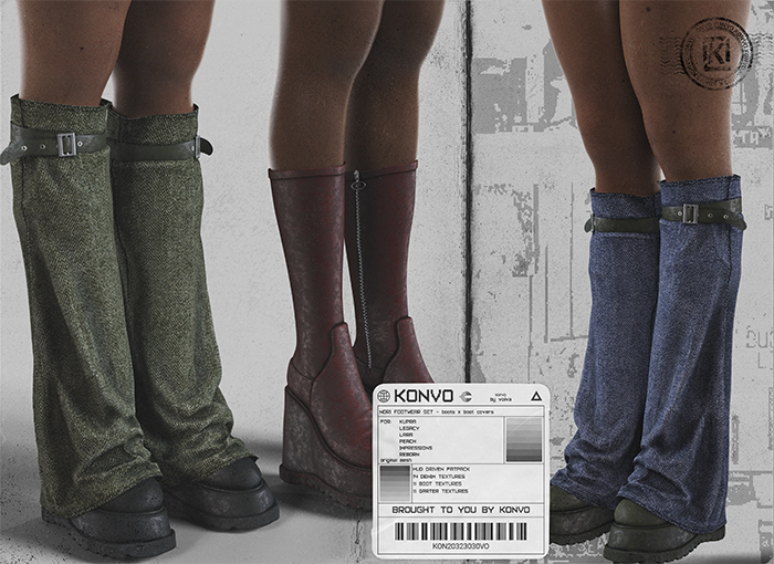 [KONVO] Nori Boot Covers - Fatpack