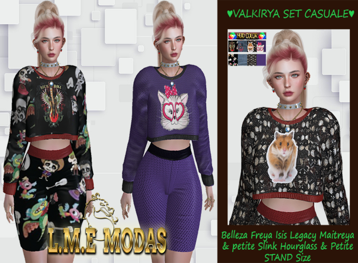{ L.M.E }VALKIRYA SET CASUALE#492
