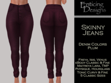 *ED Skinny Jeans Colors - Plum