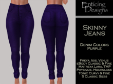 *ED Skinny Jeans Colors - Purple