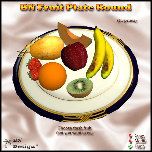 BN Fruit Plate Round