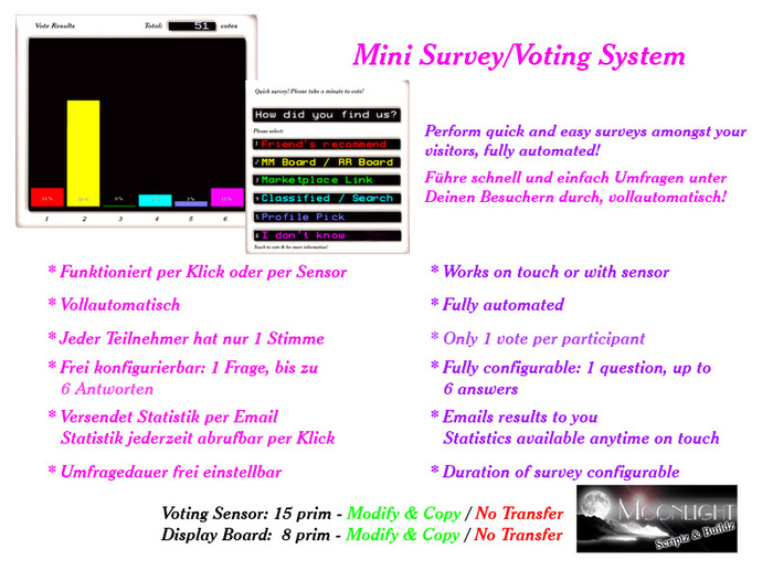 Fully automated Quick Voting and Survey System V1.0 (EN)
