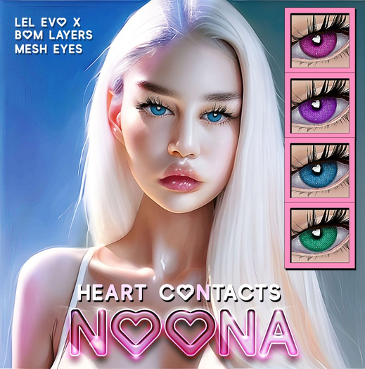[::NOONA::] Heart Contacts