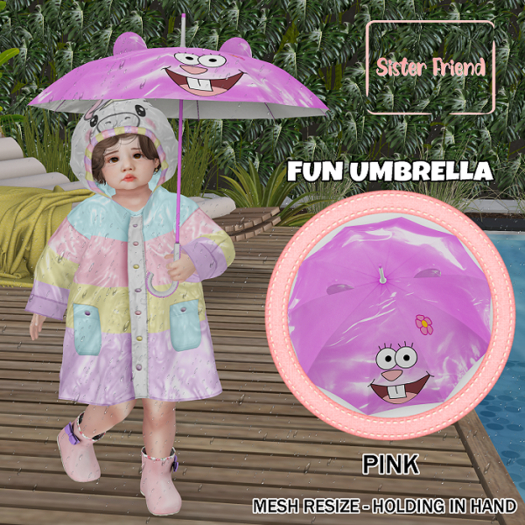 SF Fun Umbrella - PINK