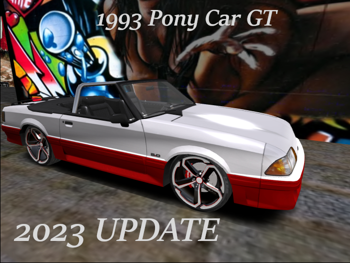 1993 Pony Car M93 GT UPGRADE 2023