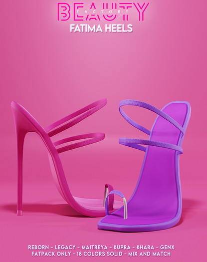 .BF. Fatima Heels FATPACK