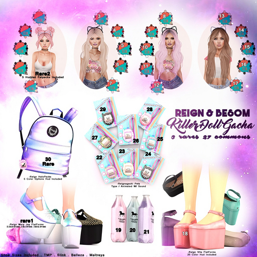 REIGN.- MARY J FLATFORMS- MAITREYA/FLAT- #1 RARE