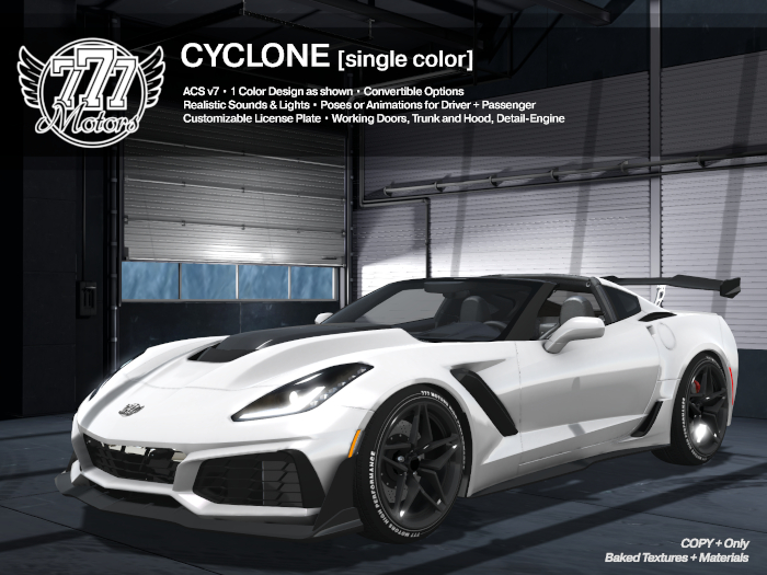 [777] Cyclone V2 - White (Add)