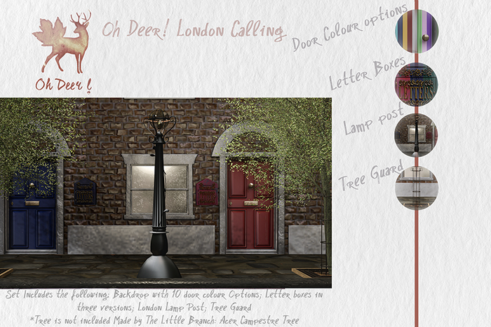 Oh Deer! London Calling Backdrop